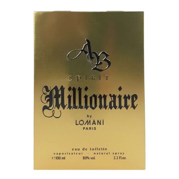 Lomani AB Spirit Millionaire Perfume – 3.3oz Eau de Toilette for Men